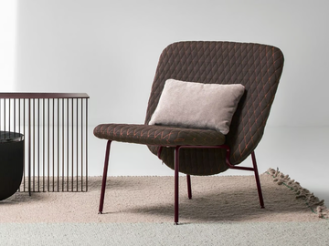 ALA - Fabric easy chair by La Cividina - view 2